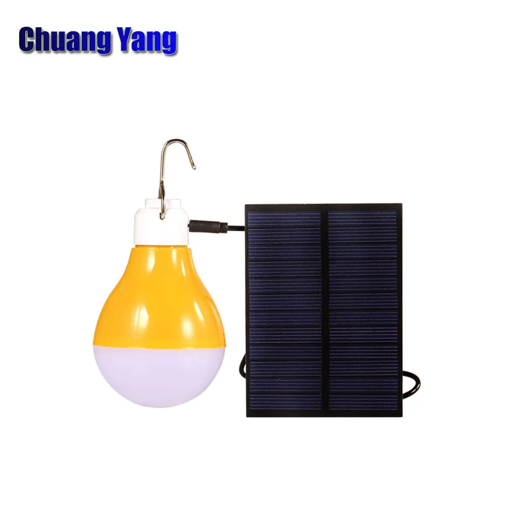 

7W LED Rechargeable Solar Light bulb lamp Camping Solar Powered Usb Panel Charger 2018 New Arrival