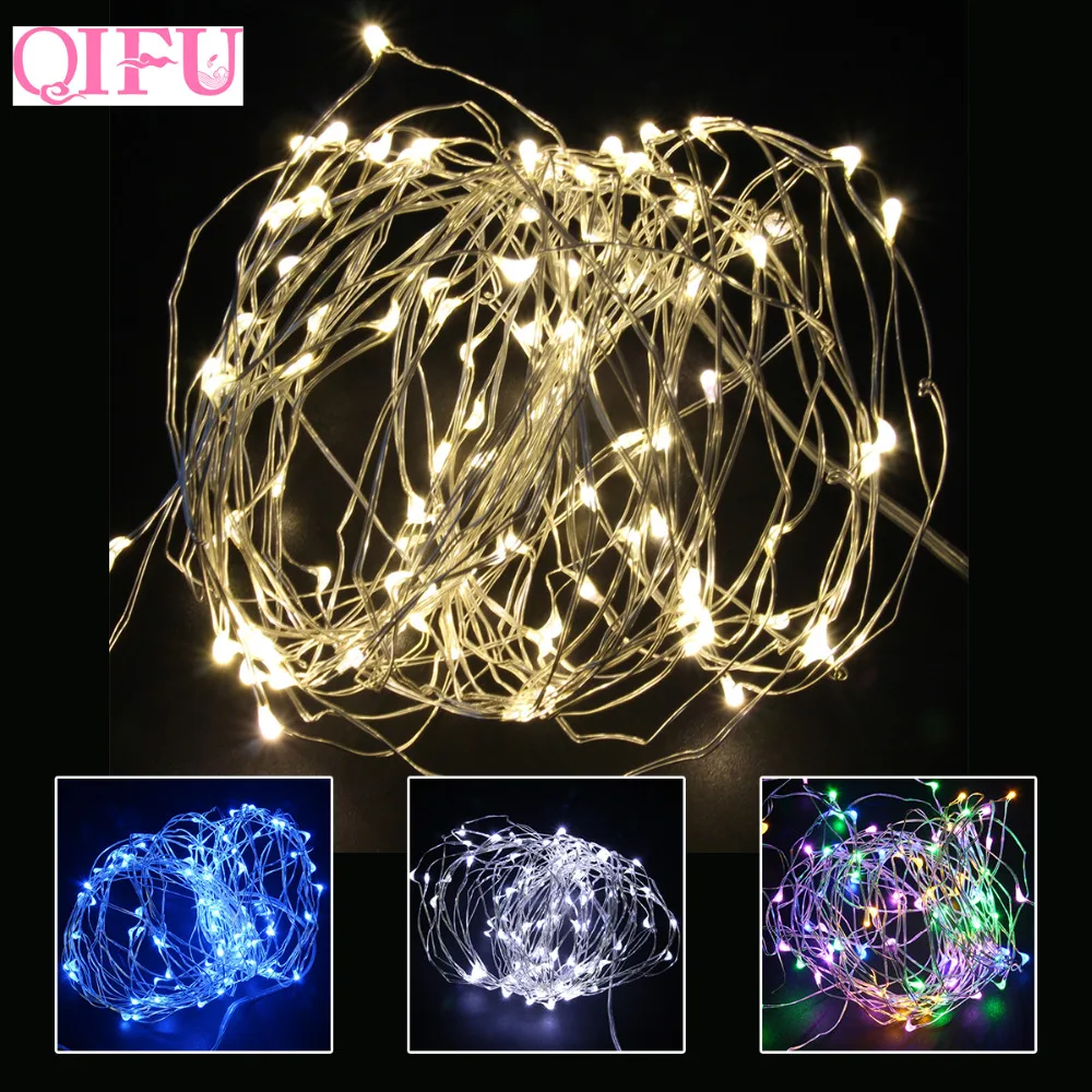 Гирлянда QIFU светодиодная медная для украшения дня рождения вечеринки|lights fairy|light