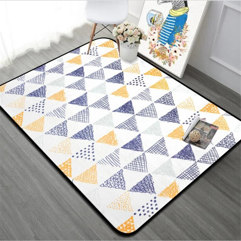 

2018 New Fashion Modern Nordic Style Soft Carpets For Living Room Bedroom Rugs Home Carpet Floor Door Mat Area Rug Delicate Mats