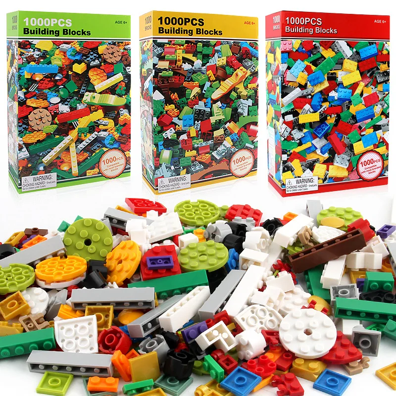 

1000pcs small Building Block DIY Kids Creative Bricks Educational Toys for Children Compatible with major brand great gift