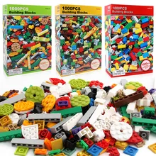 1000pcs small Building Block DIY Kids Creative Bricks Educational Toys for Children Compatible with major brand great gift