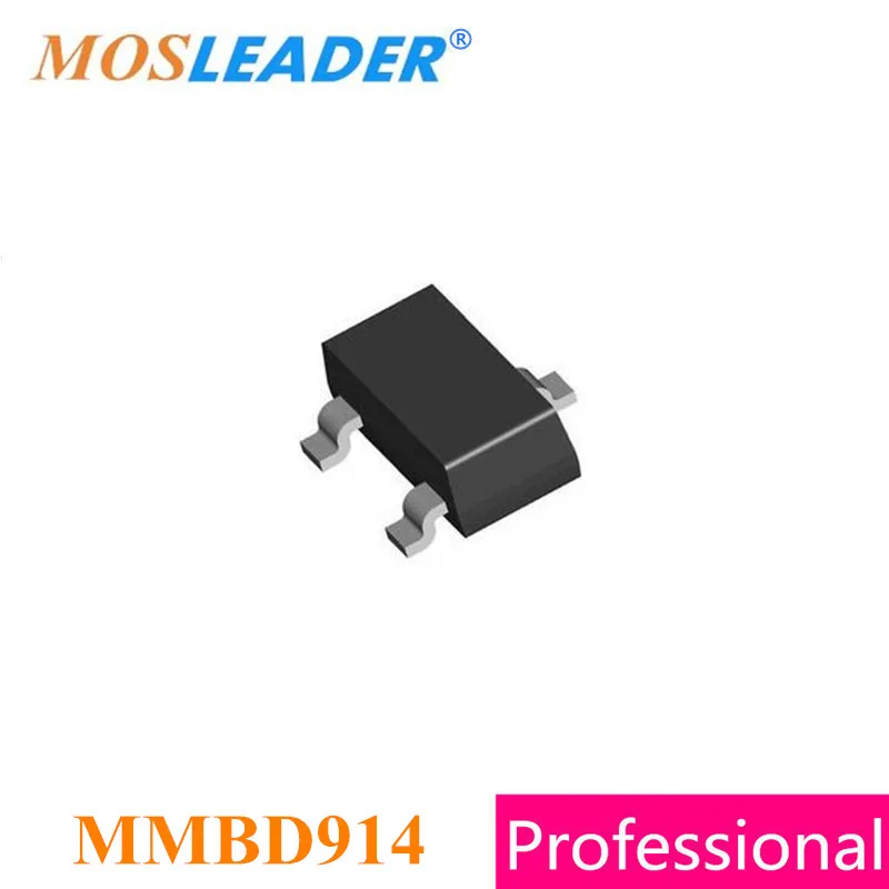

Mosleader MMBD914 SOT23 3000PCS 100V 200mA 0.2A Switching Dio High quality