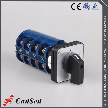 

63A Cam Switch 1-0-2 4 Poles 16 terminals (CE, TUV)