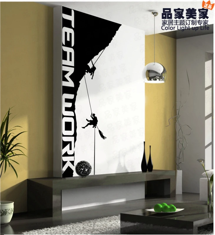 

Free Shipping Wholesale and Retail Sports Rock Climbing Wall Stickers Wall Decals Wall Covering Wall Paper Home Decor