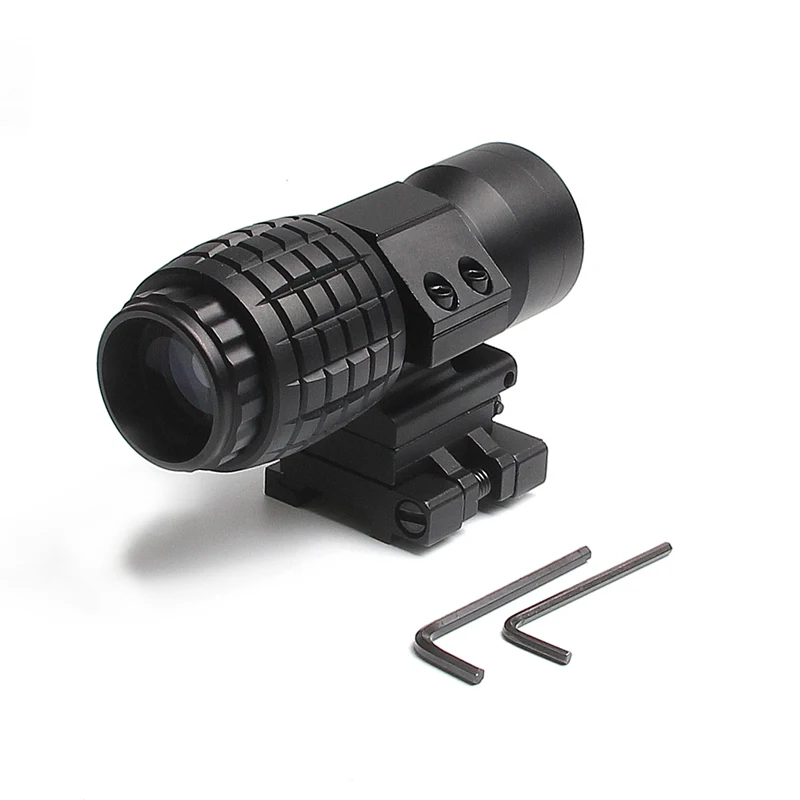 Airsoft 3X30mm Magnifying Scope Focus Adjusted With Flip Up Mount For Hunting Free Shipping RL6-0059-01