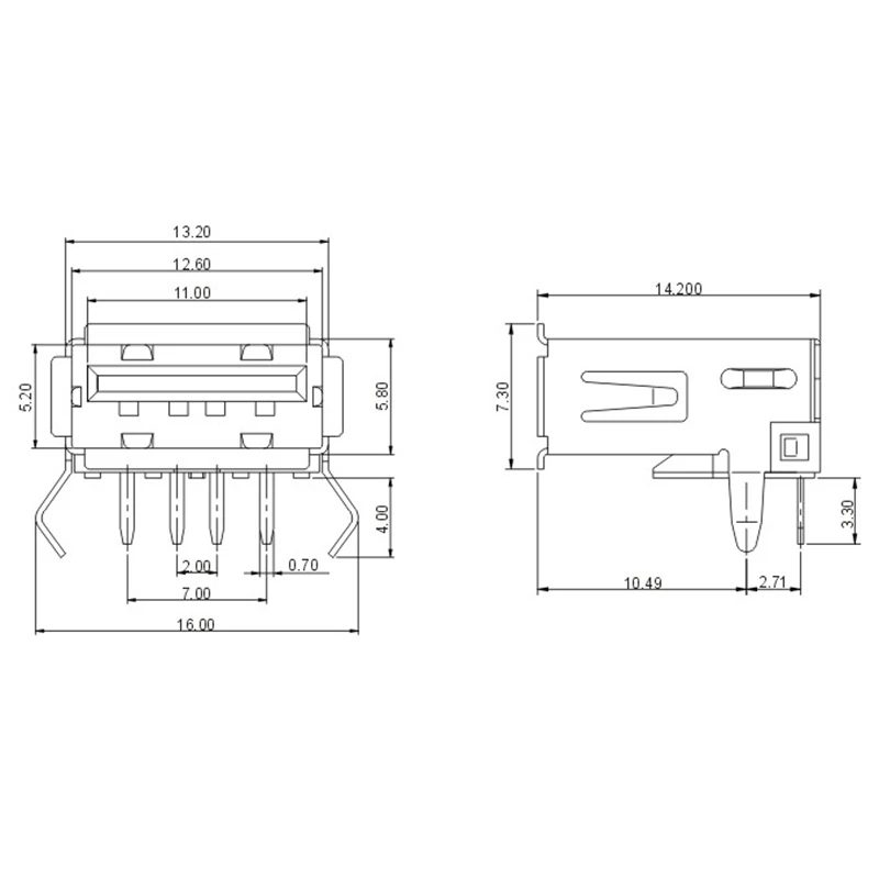 0 размеры. Разъем usb 3. Usb 2. 0 разъем чертеж. Usb 2.