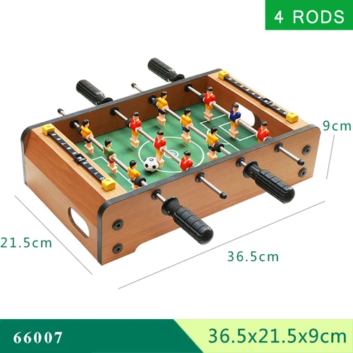 Прямой Saling Американский 10 узоров шесть-бар Настольный футбол родитель-ребенок Деревянный футбольный стол подарки футбольный стол вечерние PK игра - Цвет: 01