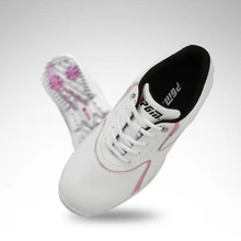 Женская дышащая кожаная обувь для гольфа; женские спортивные кроссовки на шнуровке; нескользящий светильник; удобные кроссовки;# B1339