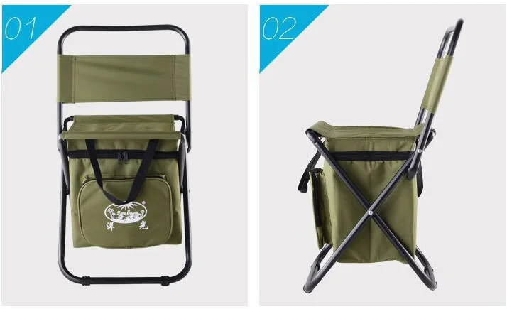 LDAJMW многофункциональная пляжная спинка стул ледяная сумка для термоса рыболовный стул для отдыха на открытом воздухе стул Дорожная сумка-холодильник для хранения