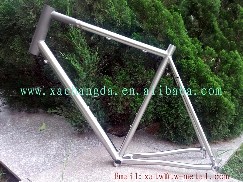 

titanium mtb bike frame with thru 142X12mm dropout titanium monutain bike frame custom
