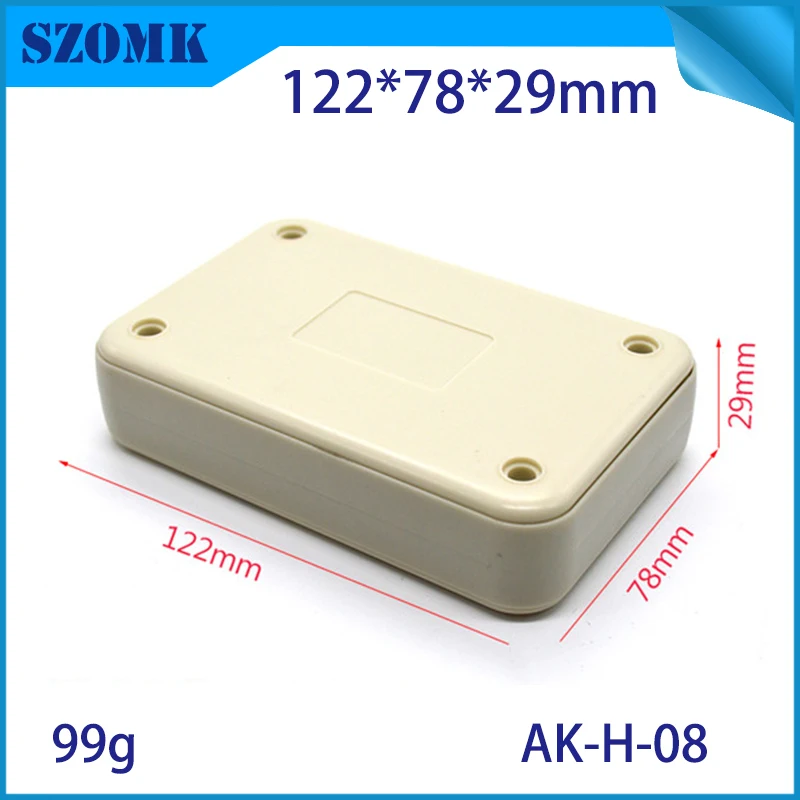 szomk handheld plastic enclosure for electronics plastic case remote control box instrument enclosure shell plastic housing device box (4)