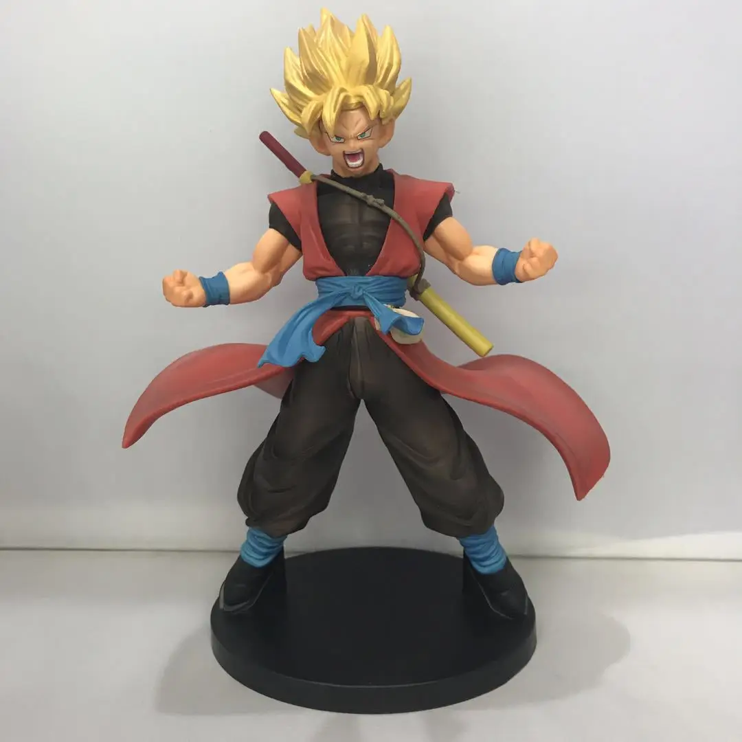 Anime Action Figures dragon ball DXF 7 Super Saiyan 3 Son Goku Figure Saiya Gold Hair Toy Figuine Model Doll | Игрушки и хобби