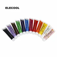 Elecool 12 мл УФ-гель, акриловый дизайн ногтей Полировка Для ногтей 3D художественое изображение для рисования искусства ногтей украшение для женщин
