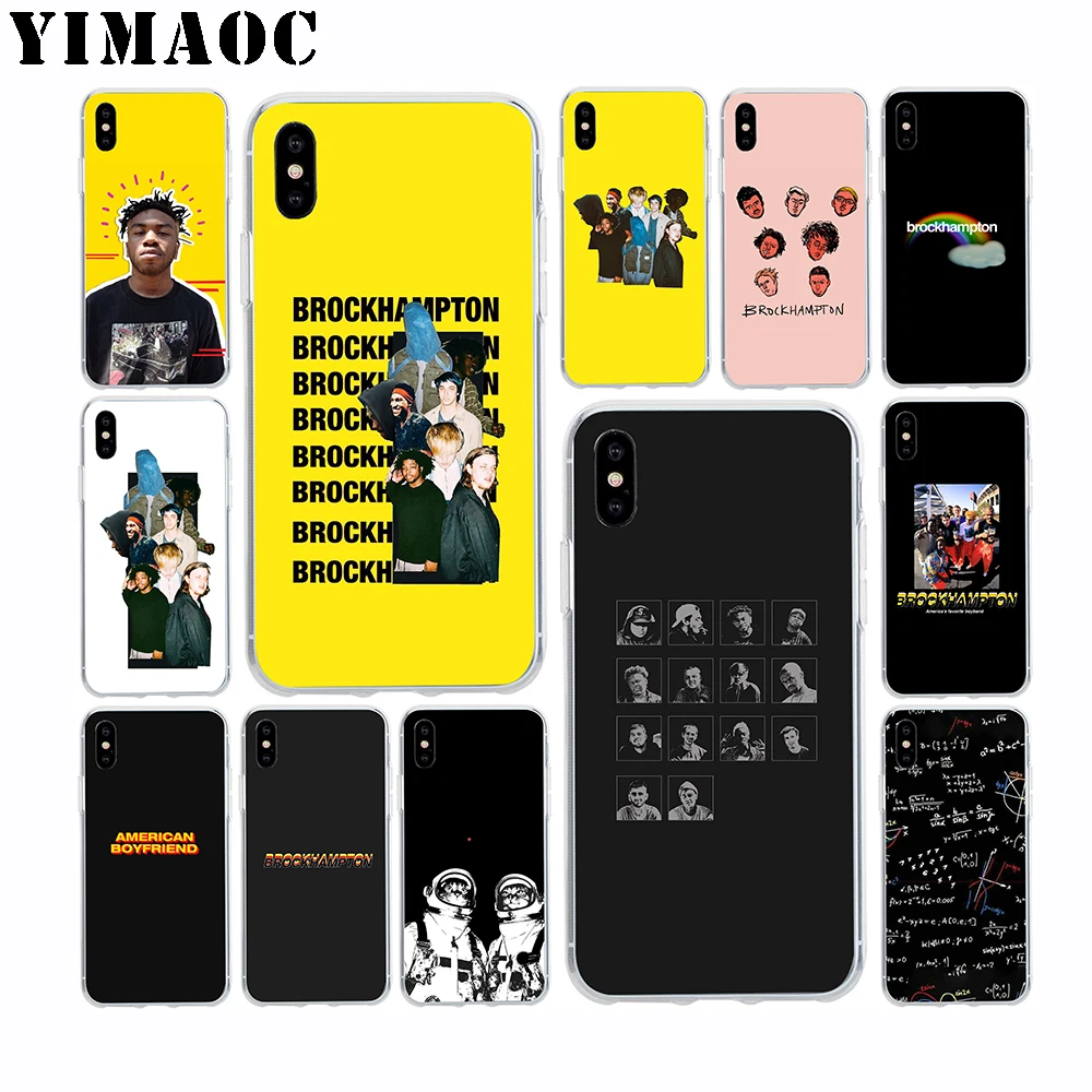 YIMAOC Brockhampton Boys Soft Silicone Case for Apple Iphone 11 Pro Xr Xs Max X 10 8 Plus 7 6S 6 SE 5S 5 7Plus 8Plus |