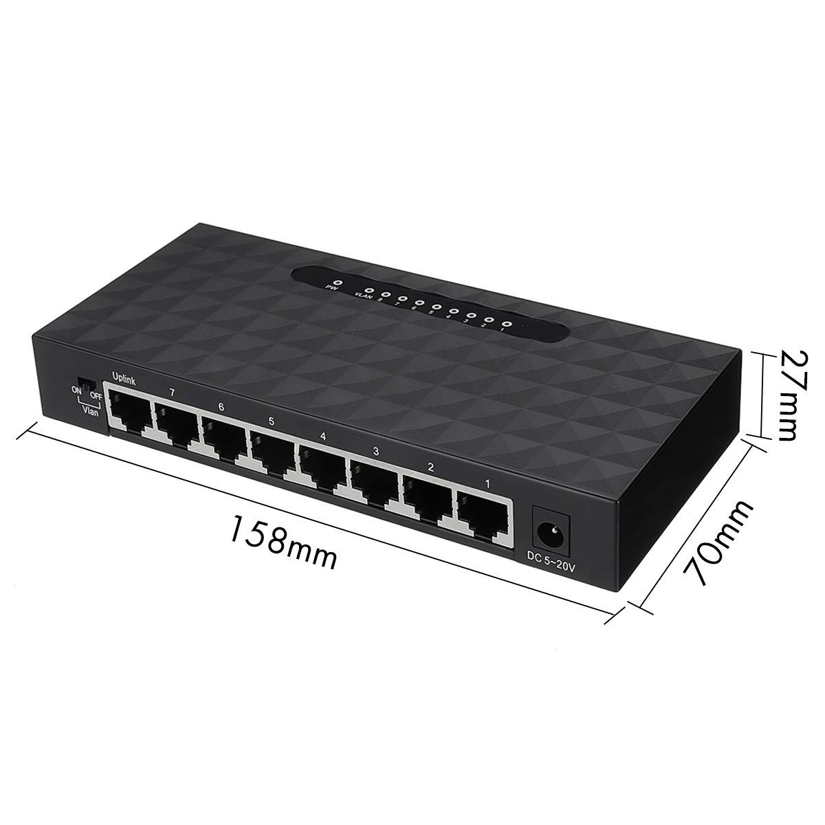 1 шт 5V 5-Порты 8-Порты RJ-45 10/100 Мбит/с Ethernet сетевой коммутатор gigabit Интернет концентратор для ТВ компьютерных игр