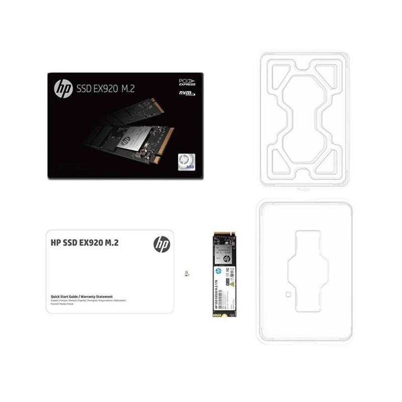 Hp ssd m2 2280 256g EX920 M.2 PCIe 3,1X4 Nvme 3D TLC NAND Internal Solid State Drive max подходит для ноутбуков