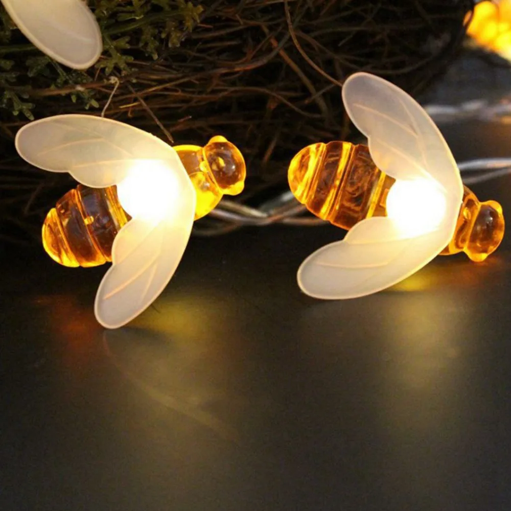 Cute Bee LED Novelty Fairy String light Battery powered indoor