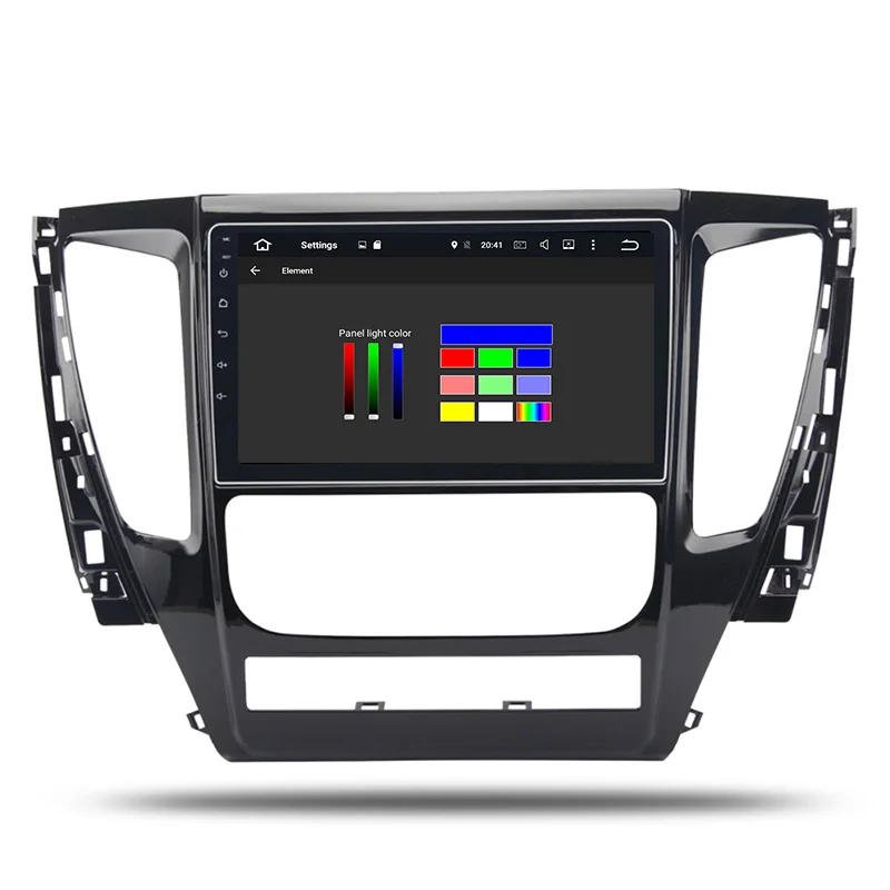 Aoluoya IPS 4 Гб ОЗУ 32 ПЗУ Восьмиядерный Android 8 0 автомобильный DVD GPS плеер для Mitsubishi Pajero