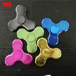 Wpaier новый цвет! Гальваническим мигалки Led Bluetooth Spinner динамик пальца гироскопа палец Spinner bluetooth-динамик