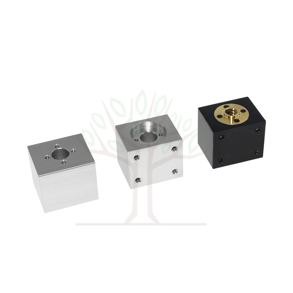 

T8 Lead Screw Nut Housing Bracket For 3D Printer Parts T8 Trapezoidal Lead Screw Conversion Nut Seat Aluminum Block