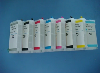

refillable ink cartridges For HP 70 Z2100/3100 B9183 with Auto reset chip Printer