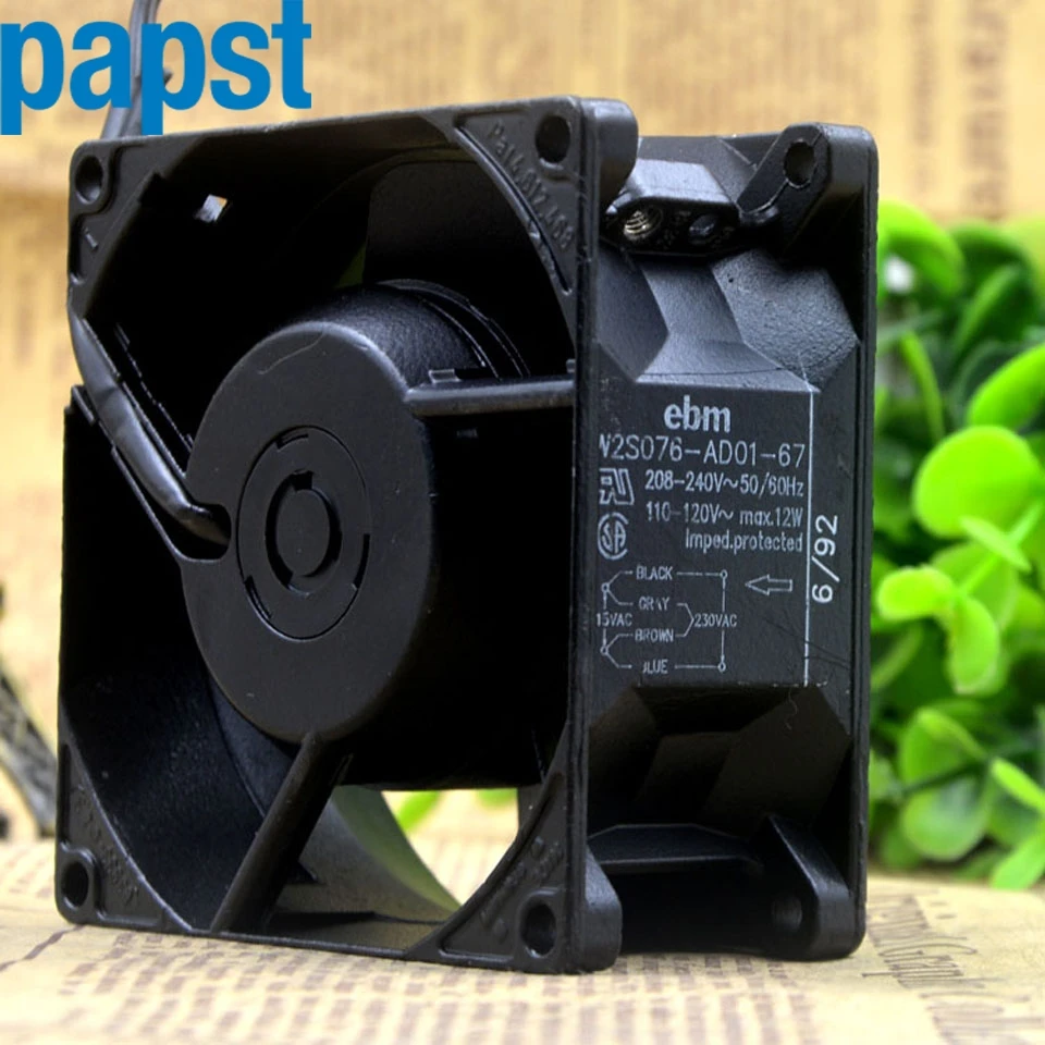

1pcs W2S076-AD01-67 8CM 8038 208-240V/110-120V server inverter axial case AC Cooling fan