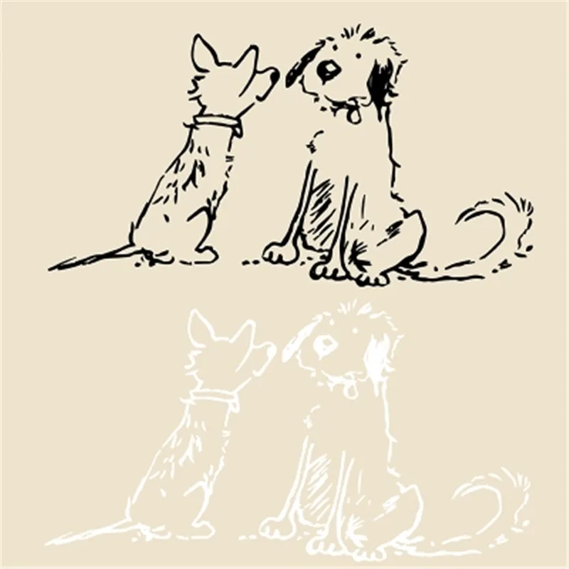 

Cartoon dog Printed Heat Transfer Patches for Clothes Boy Girl Kids T-Shirt Iron On Patch Applique Stickers