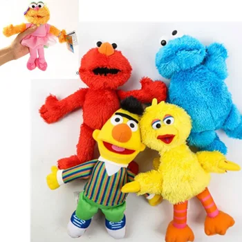 

Wholesale 5pcs/lot Sesame Street Elmo plush toy Clastic plush toys height 23cm 5kinds mix freely WJ01