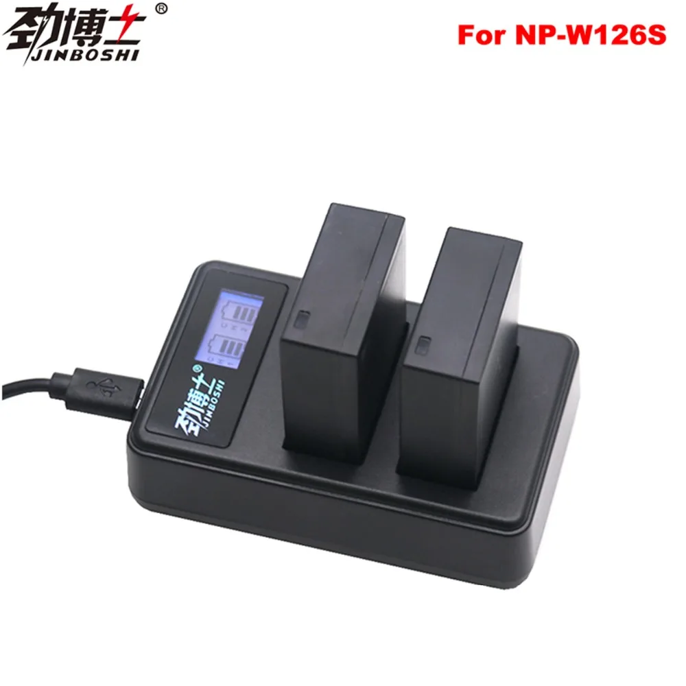 4 шт. NP-W126S NP W126S Батарея+ 2 шт. ЖК-дисплей USB Зарядное устройство для ЖК-дисплея с подсветкой Fujifilm Fuji X-T2 X-A3 XT2 XA3 X-T20 NPW126S NP-W126 Батарея
