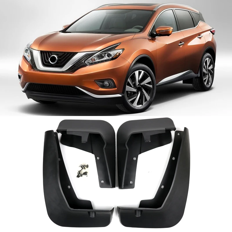 

Front Rear Molded Car Mud Flaps For Nissan Murano Z52 2015 2016-2018 Mudflaps Splash Guards Mud Flap Mudguards Fender flares