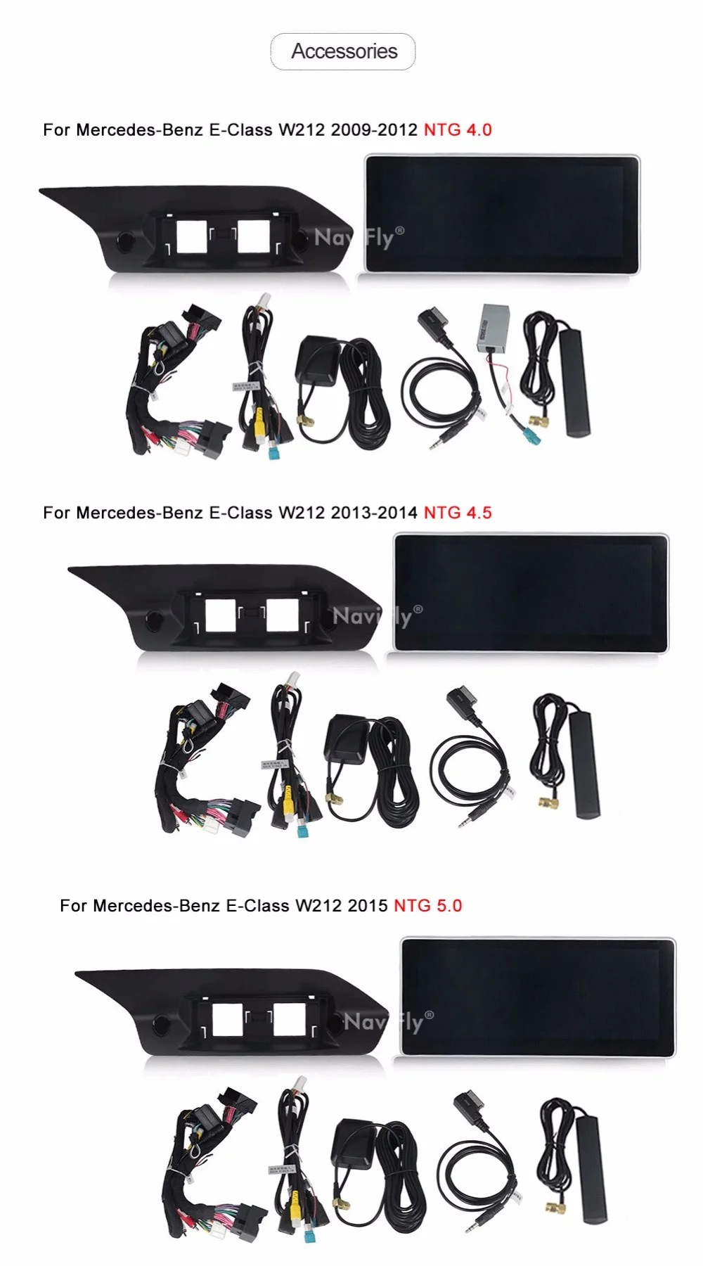Flash Deal NaviFly 10.25 inch HD 3G+32G Android 7.1 car multimedia gps for Mercedes Benz E-Class sedan W212 2009-2015 LHD WIFI BT SWC 15