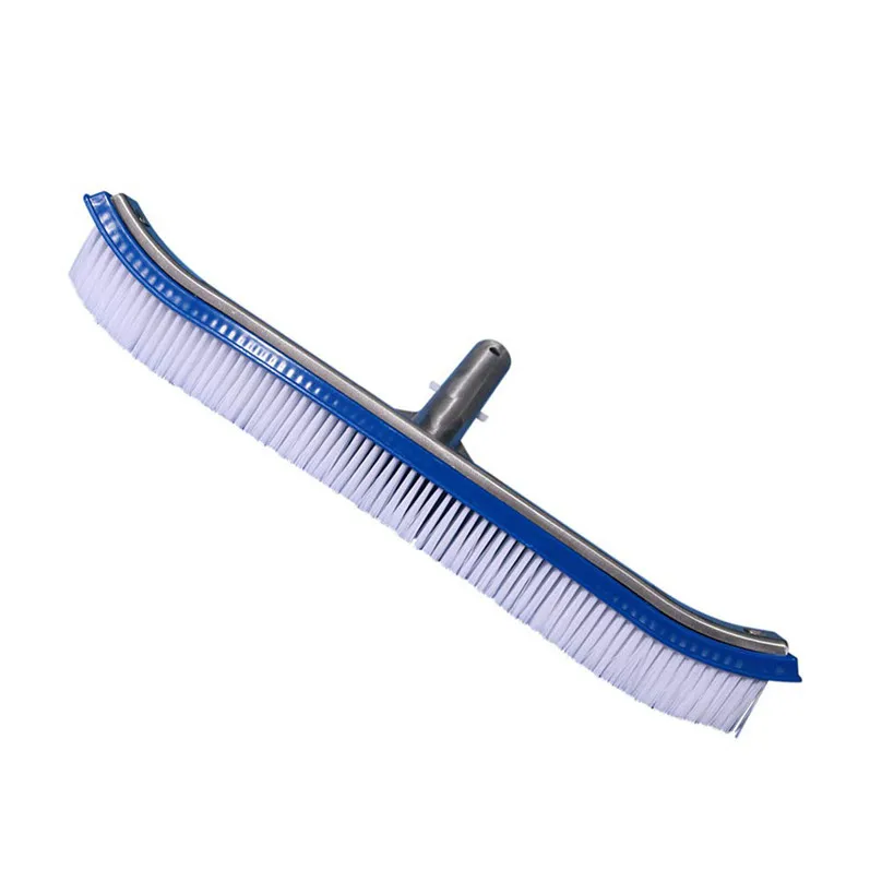 Swimming Pool Wall Brush Cleaning Tools 8in Spa Wall Floor Brush Nylon Bristles Cleaner Swimming Pool Accessories#15F - Color: Rose