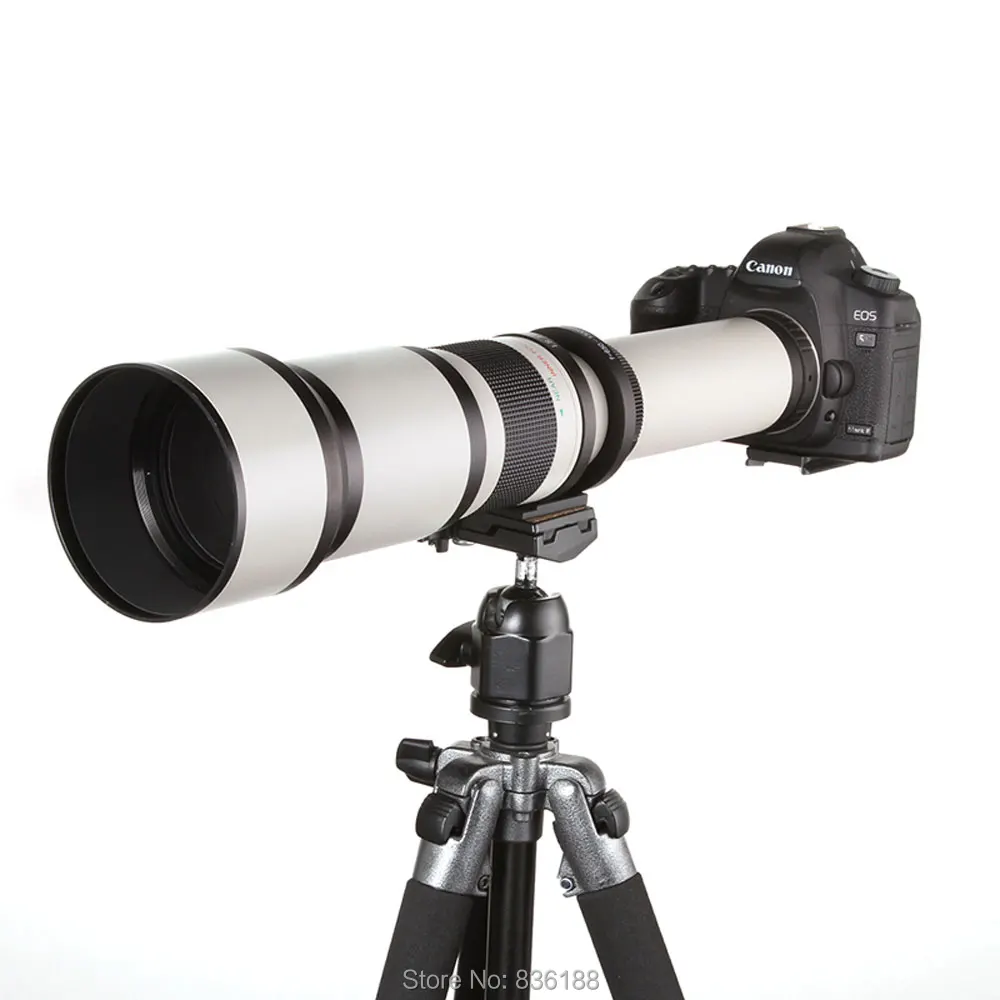 Супер телеобъектив JINTU 500 мм F6.3 для Sony NEX E Mount NEX3 NEX5 NEX7 A5100 A6000 A6300 A6500 A7 A7R A7RII A7S A9 SLR