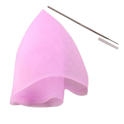 

HTHL!Pro Salon Silicon Reusable Hair Colouring Hairdressing Highlighting Dye Frosting Cap Random Color