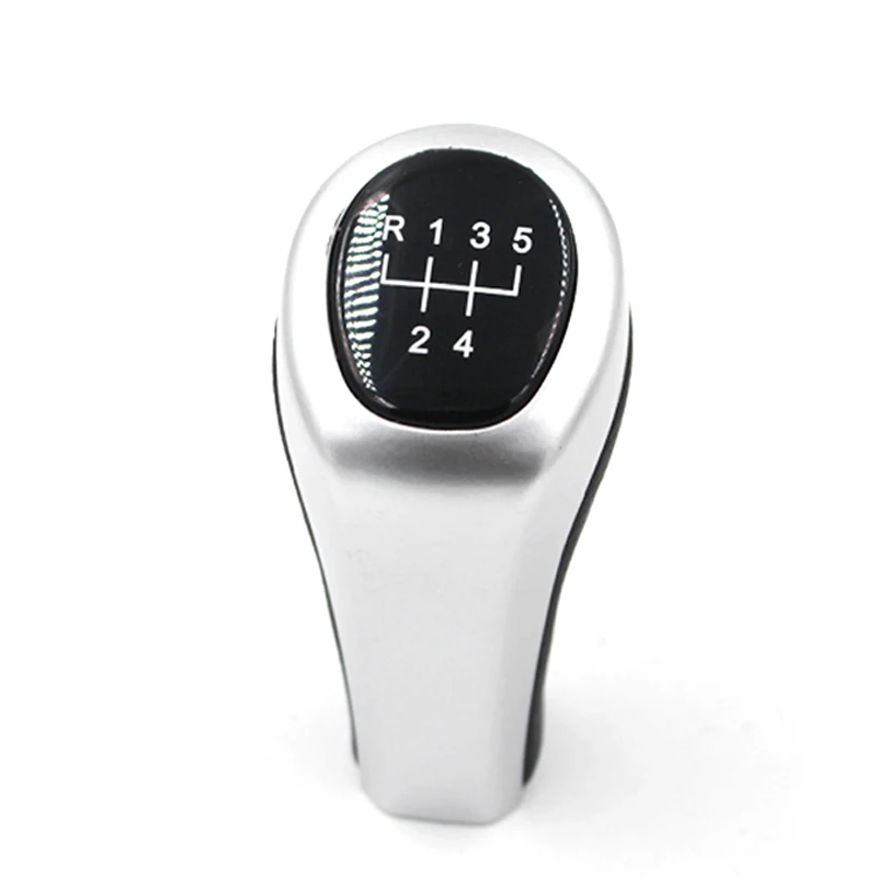 

Matte 5 and 6 speed Gear Shift Knob for BMW 1 3 5 7 series E87 E90 E91 F20 PU Leather With Red Part