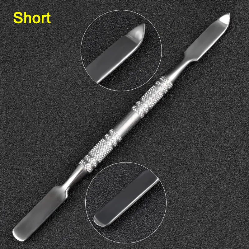 Дизайн 1 шт. двойной для ногтей ручка для рисования гелевая щетка двойной конец Французский маникюр расширение поли гель шпатель DIY инструмент