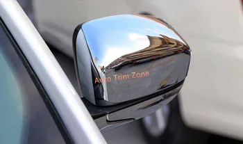 

2*ABS Exterior Door Side View Wing Mirror Cover Trim For Jeep Compass 2017
