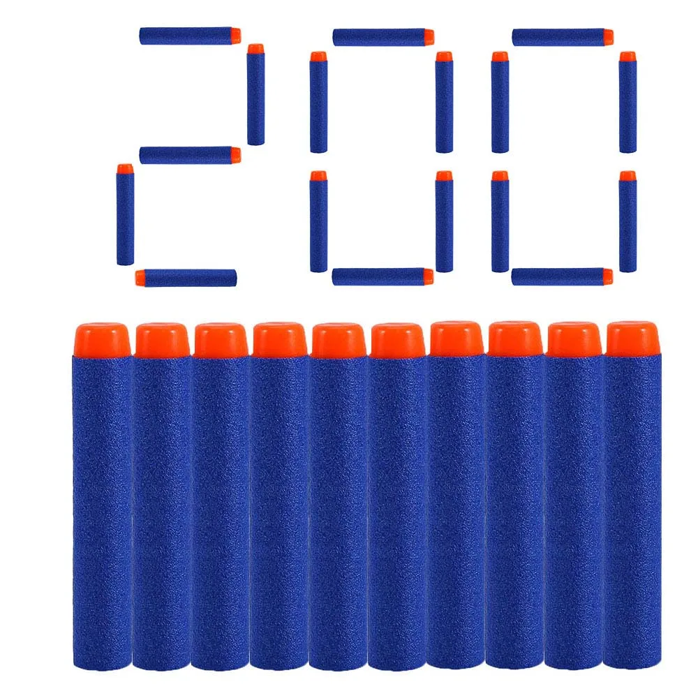 1000 шт. пополнения Дартс для Nerf пулями мягкими дырочку головы 7 2 см заправка