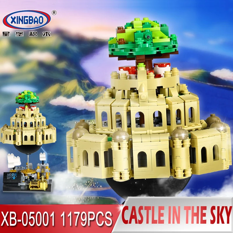 

XingBao 05001 1179Pcs Genuine Creative MOC Series The City in The Sky Set Children Educational Building Blocks Bricks Model Gift