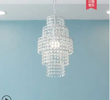 

Nordic minimalist living room chandelier modern crystal lamp creative personality lighting aisle bar atmospheric lighting