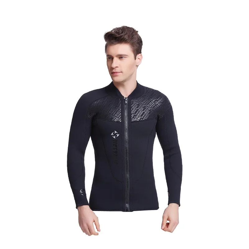3mm Neoprene Dive&sail Long Sleeved Jumpsuit For Men Wetsuit Scuba Dive
