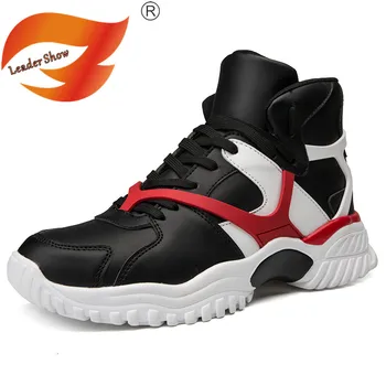 

Leader Show Men Casual Shoes Comfortable High-top Vulcanize Shoes Men Sneakers Outdoor Brand Fashion Men Shoes Zapatillas Hombre