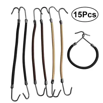 

15pcs Ponytail Hooks Cute Elastic Durable Bands Bracelets Hair Bands Hair Accessories Ponytail Holders for Lady Girls Women