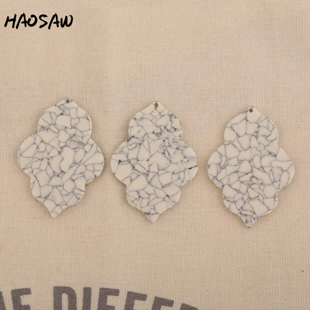 HAOSAW Choose 6 шт./лот 34*48 мм очарование уксусной кислоты/классический веер/смешанные