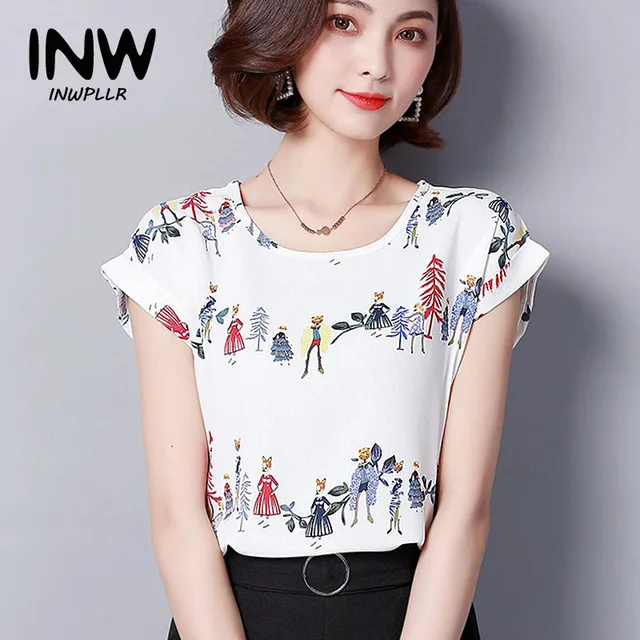 blusas femininas manga curta 2018