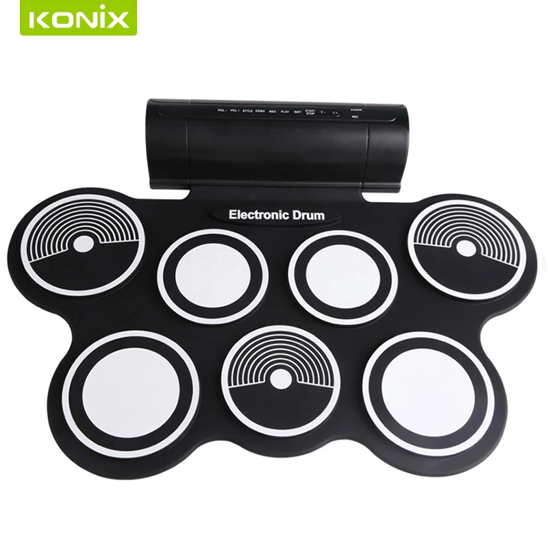 

100% waterproof Color Roll Up Drum Kit MD759 with Non-toxic and harmless environmental protection silicone Material