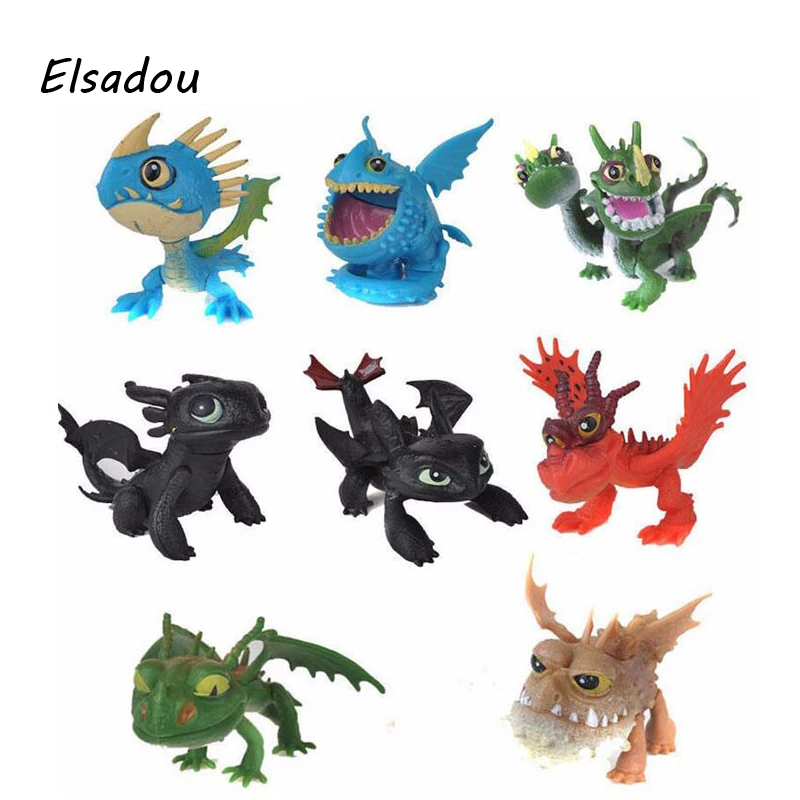 How To Train Your Dragon 2 Toys Action Figures 8pcs/set Brinquedos Kids Toys Juguetes