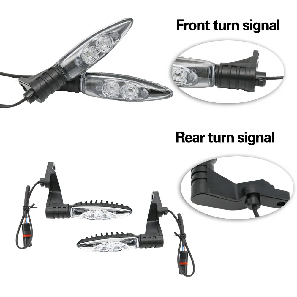 Baratos Luces LED con indicador de giro delantero trasero para BMW R1200GS F800GS s1000hr F800R K1300S G450X F800ST R nine T
