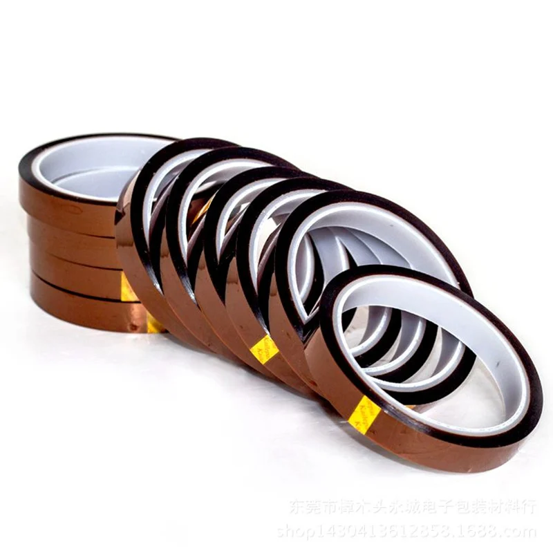 

Brown High Temperature Polyimide Insulating Tape Soldering Resistance Battery Circuit Board Tape Transformer Electric