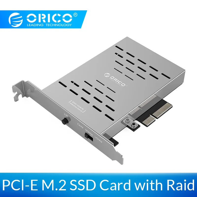  ORICO PRS2 Desktop PCI-E M.2 Disk Array Karte SSD Edelstahl High-speed Raid Festplatte Expansion Ka